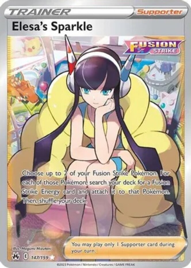 Elesa's Sparkle - 147/159 - Ultra Rare - NM - Crown Zenith