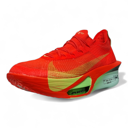 Nike Air Zoom Alphafly Next% 3 Volt Bright Crimson Running Trainers (FD8311 600) - Picture 2 of 8