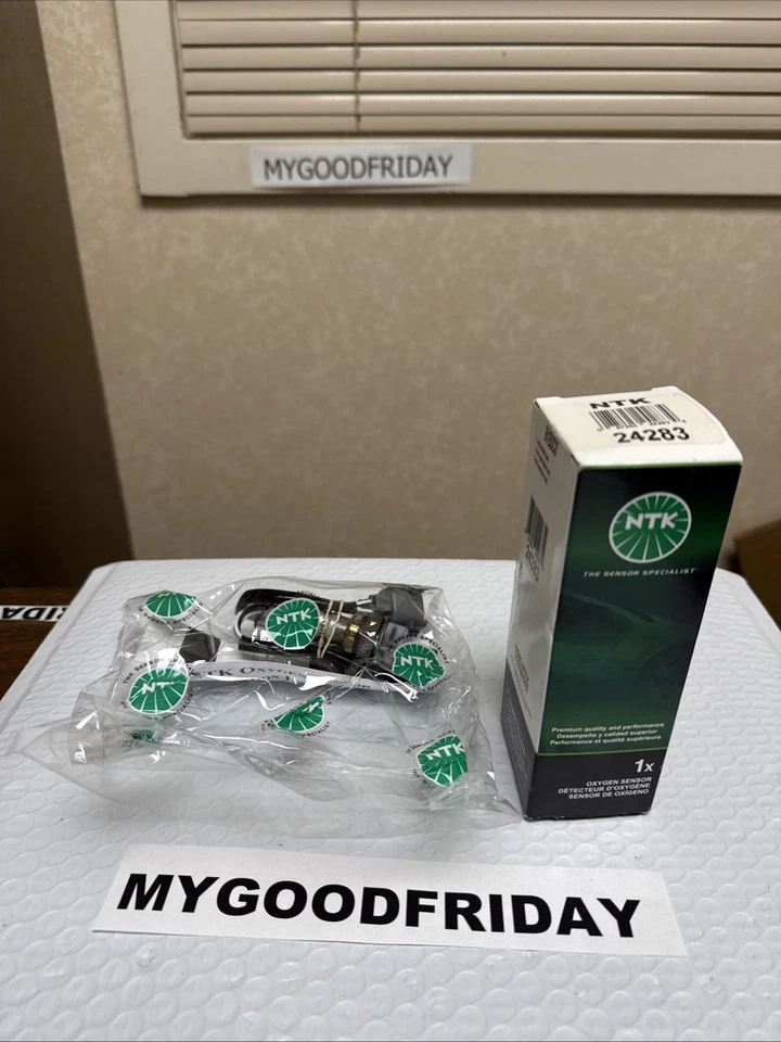 Sensor de oxígeno NTK 24283 genuino nuevo para Honda Civic 2001-2003 1,7 L hecho en Japón Foto 4 de 4