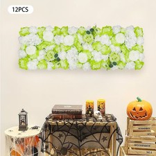 Artificial Flower Wall Panels - 12-Piece Silk Floral Decor 15x15 in  US 