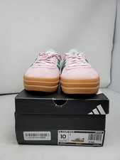 Adidas Women's Sz 10 VL Court Bold Pink Green Platform Sneaker NEW JP6916