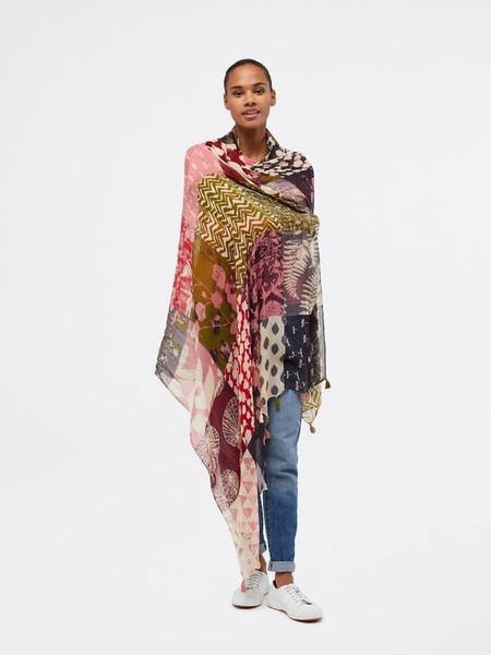 Women White Stuff Scarf Multicolor One size