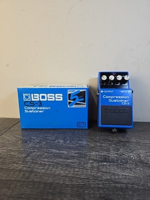 Boss CS-3 Compression Sustainer Guitar Effects Pedal Nice Cond. w/ Original Box 