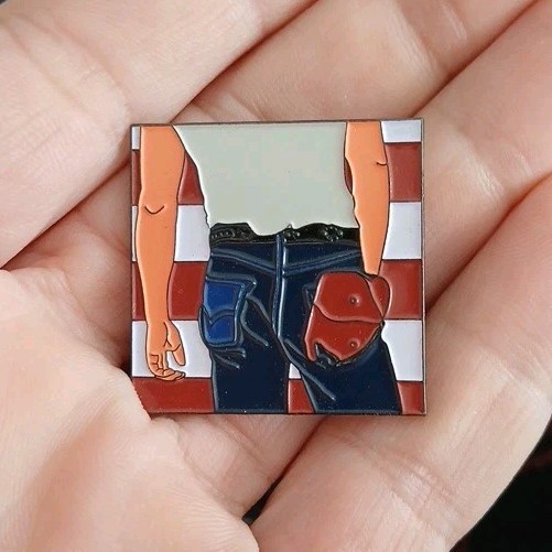 Bruce Springsteen Born In The U.S.A. Custom Enamel Pin Lapel Pin Badge New Album