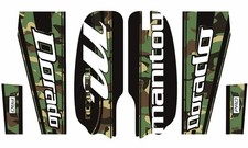 Manitou Dorado Pro Forcella Sospensione Grafica Decalcomania Kit Adesivi Set Mimetico