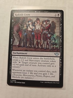 Rakish Crew - Outlaws of Thunder Junction - LP - Uncommon - Enchantment - MTG