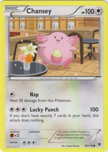 Chansey 80/119 - Common Pokemon XY Phantom Forces Card