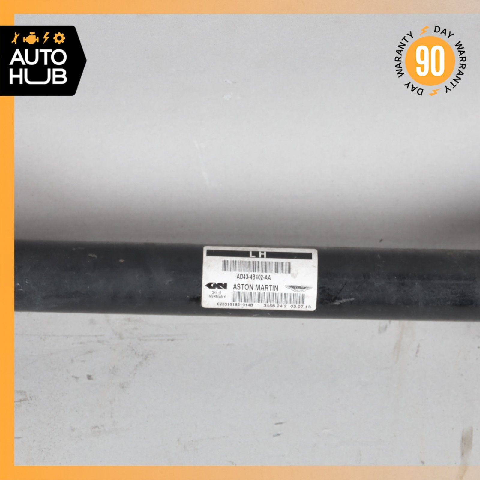 11-19 Aston Martin DB9 Rapide DBS Rear Left Axle CV Half Shaft AD434B402AA OEM