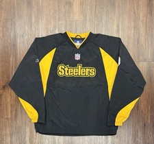 Vintage Pittsburgh Steelers Reebok Pullover Windbreaker Jacket - Size XL