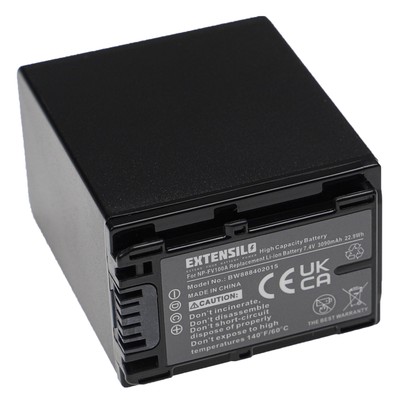 Akku für Sony NEX-VG20E HXR-NX70E NEX-VG10E NEX-VG20 NEX-VG10 3090mAh 7,4V