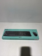 Logitech Full Size Corded Keyboard and Mouse Combo MK120 New in Original Box