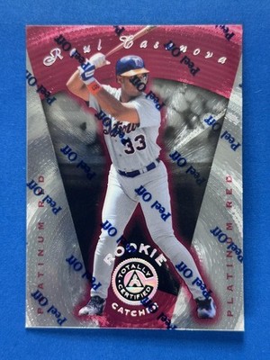 1997 Pinnacle Totally Certified #122 Raul Casanova Detroit Tigers #/3999