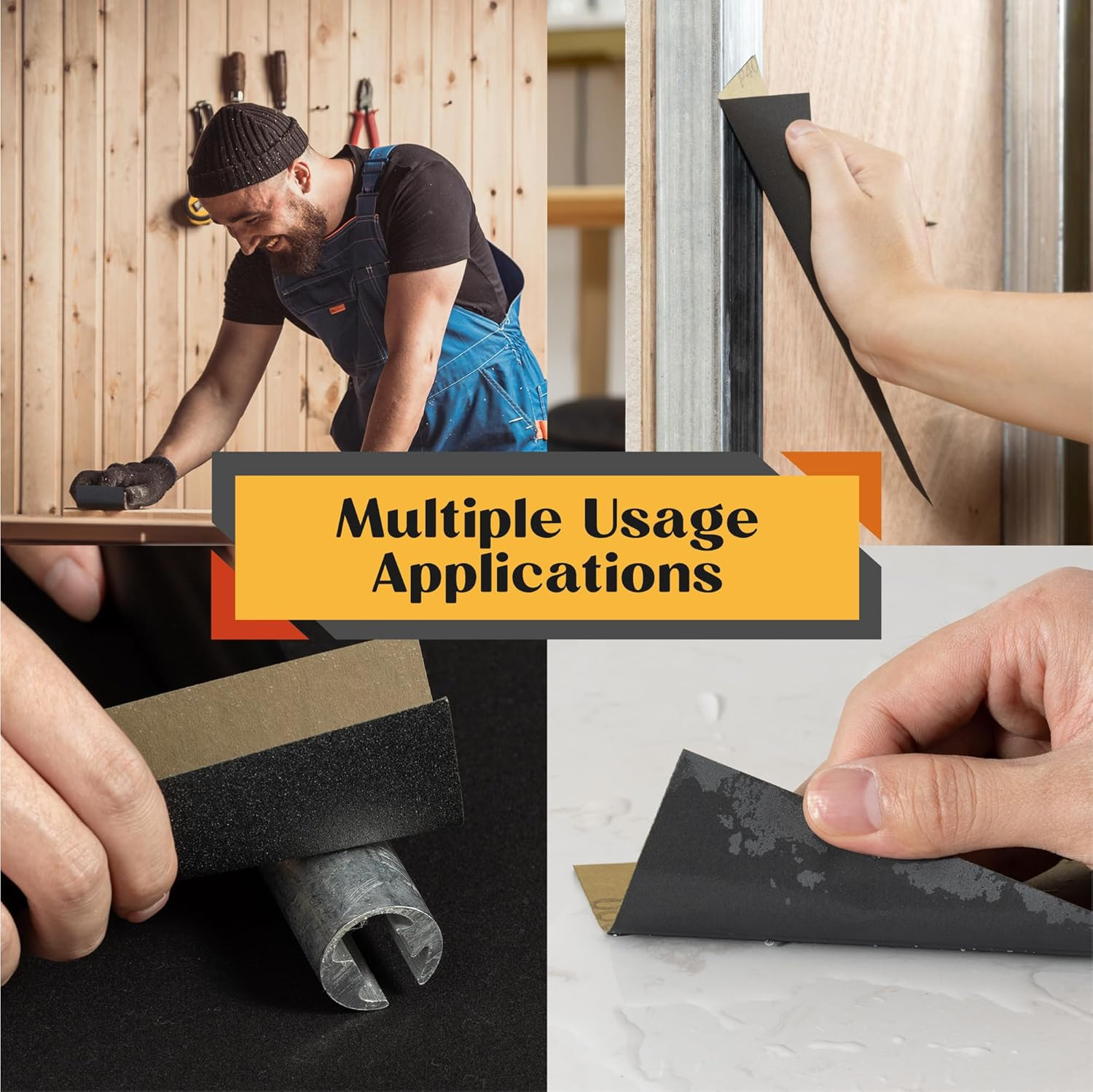 Professional Sandpaper 45Pcs. Kit - 80-3000 Grit - Tear Resistant Sand Paper She