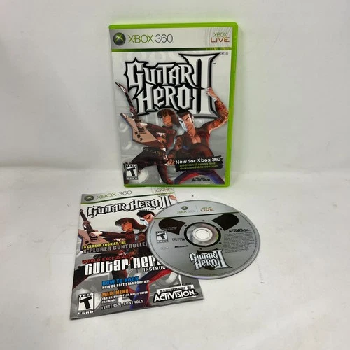 Guitar Hero II 2 (Xbox 360, 2007) Complete w/ Manual - NEW CASE