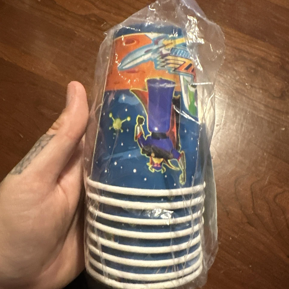 Tazas de fiesta Buzz Lightyear vintage Toy Story And Beyond Hallmark 2000 Foto 2 de 4