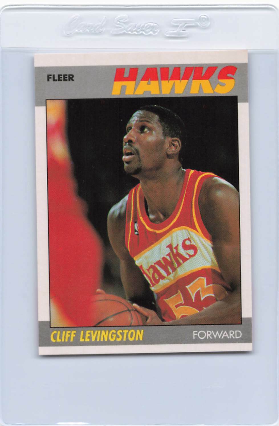 1987/88 Fleer #63 Cliff Levingston Hawks NM/MT *2510