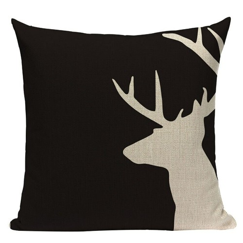 Geometry Animal Elephant Deer decorative cushion covers Square Printed cushions - Picture 18 of 28