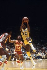 Earvin Magic Johnson 1980's Basketball Photo 2