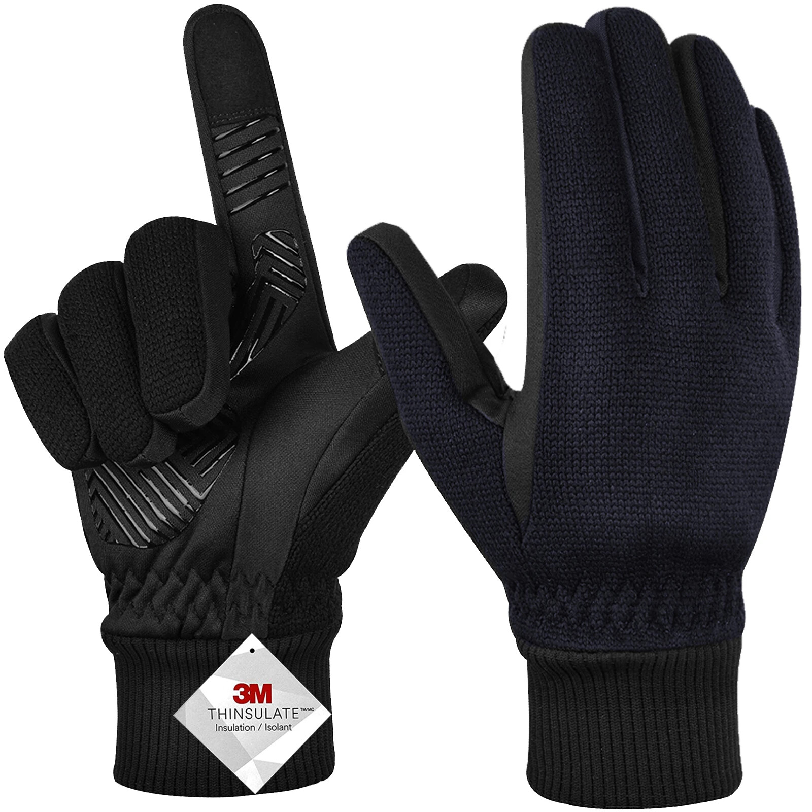 Winter Gloves Thinsulate Warm Gloves Anti-slip Mitten Touchscreen Bike Cycling-image