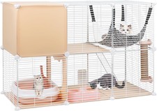 Katzenkäfig für drinnen, DIY Katzengehege m...