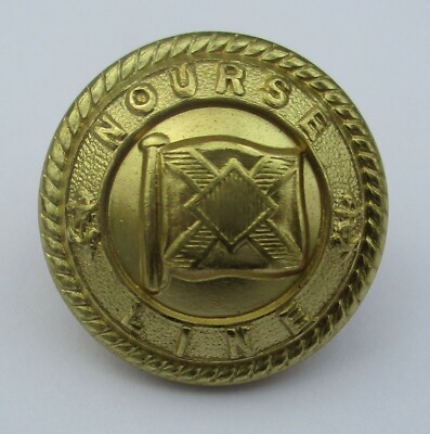 Britisch: ''NOURSE LINE GILDED BRASS BUTTON'' (Large, 22mm, Firmin, 1930s-1960s Era)
