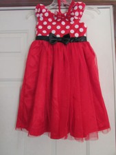 Disney Minnie Mouse Dress Halloween Costume Girls Sz 6/6x