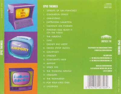 (87) ''Epic Themes''-London Theatre Orchestra-Grandstand/Dragnet/Coronation St-New