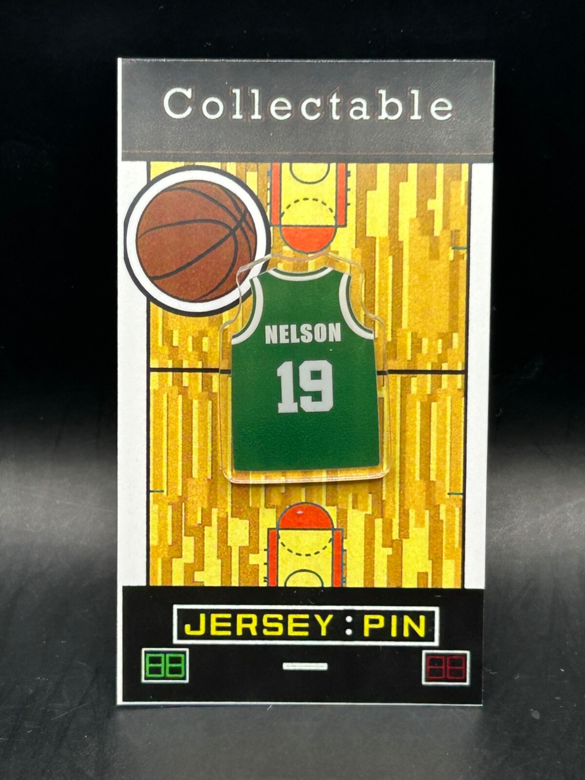 Boston Celtics Don Nelson Vintage Jersey Lapel Pin - Classic NBA Collectible