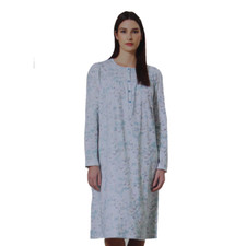 CAMICIA NOTTE LINCLALOR ART.92061 CALDO COTONE 100% COTONE MAGLINA TAGLIE FORTI