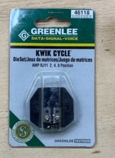 Greenlee 46118 Kwik Cycle Die Kit NEW