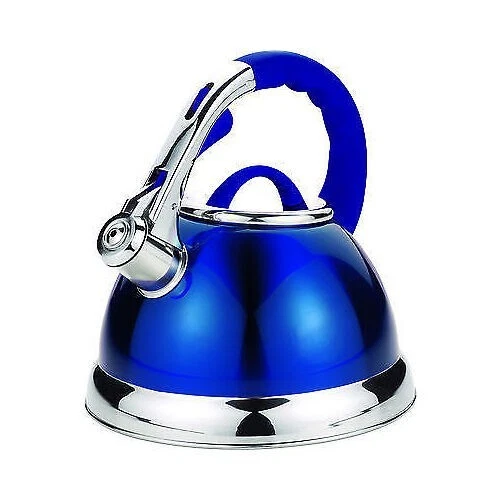 3.5L Stainless Steel Whistling Kettle Gas Electric Ceramic Hob Stove Camping New - Image 4 of 4