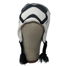 Star Wars Boys First Order Stormtrooper Knit Beanie Hat White Black