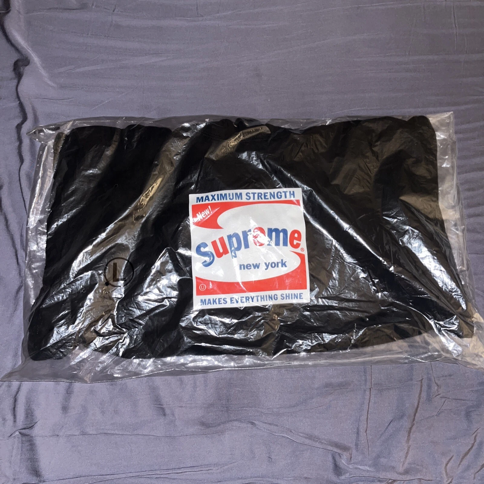 Sweat à capuche Supreme Shine   Ardoise   Large   L Neuf 100% Authentique