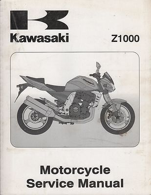 2003 KAWASAKI MOTORCYCLE Z1000 SERVICE MANUAL 99924-1310-01 (881
