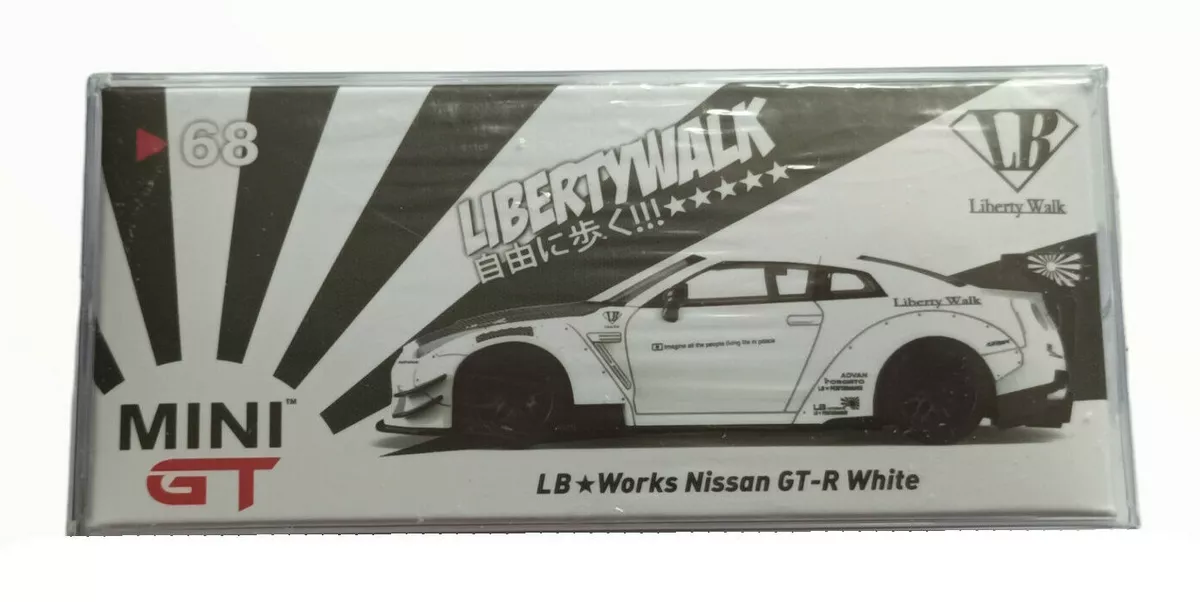 MINI-GT 1/64 LB-WORKS GT-R Type2 White