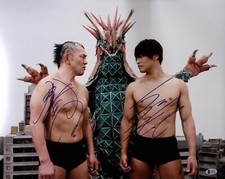 Minoru Suzuki & Kota Ibushi Signed 16x20 Photo BAS COA New Japan Pro Wrestling