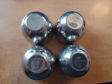 SET of 4: Vintage STIEFF Solid Pewter Jefferson Cup P50 Authentic Repro