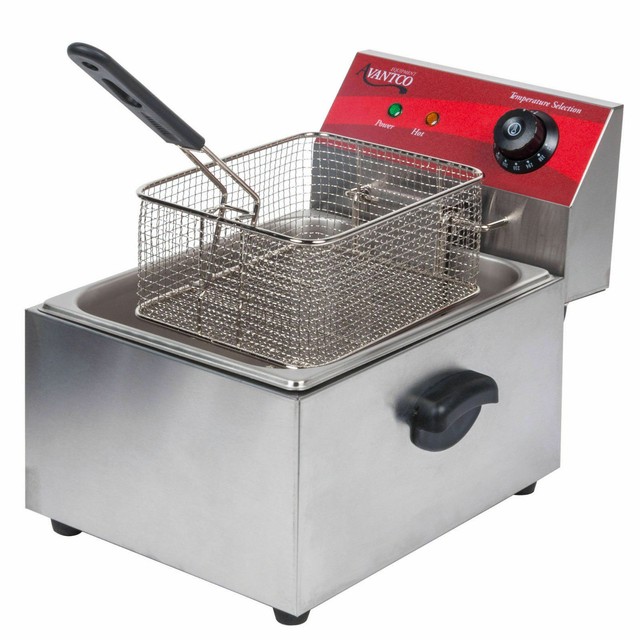 Avantco F100 10 Lb Electric Restaurant Countertop Deep Fryer
