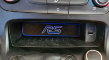 Tray backing insert for ford focus mk3 focus RS blue silver mk3.5 BSBSR new logo