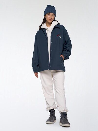UNIQLO × KAWS + WARHOL Coach Jacket Men's XS-XL Navy Limited UNIQLO × KAWS + WARHOL Coach Jacket Men's XS-XL Navy Limited