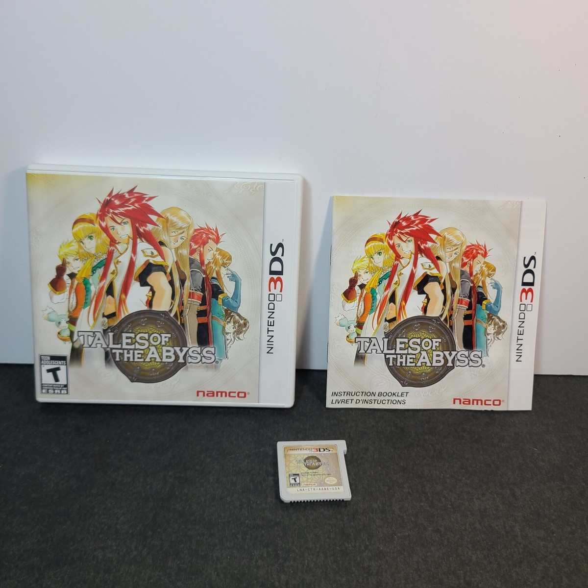 Tales of the Abyss (Nintendo 3DS, 2012) CIB Compete Authentic