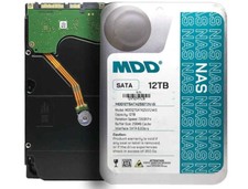 MDD 12TB 7200RPM 256MB Cache SATA 6.0Gb/s 3.5in Internal NAS Hard Drive - 3 YEAR