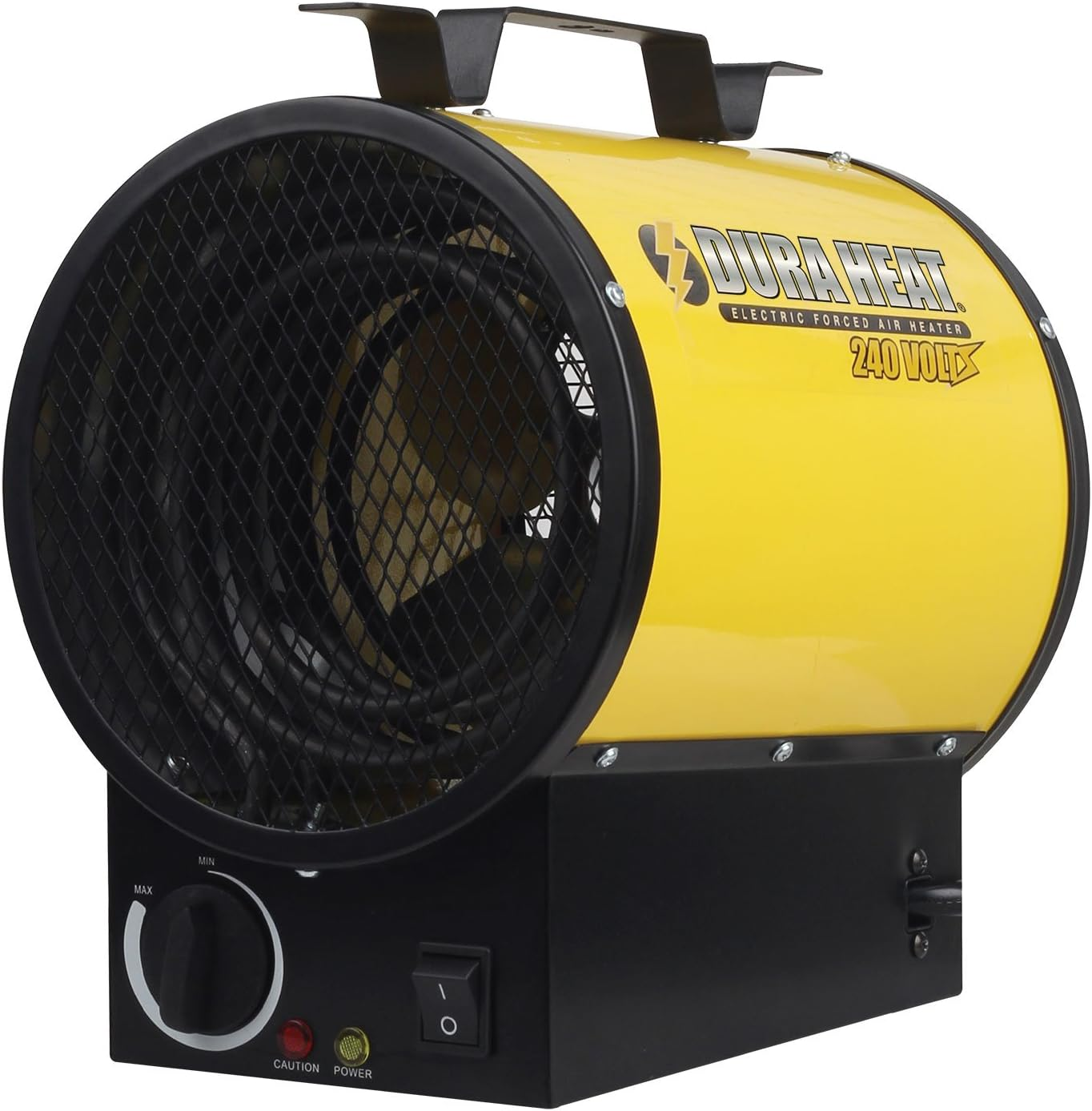 240V Garage Overheat Protection Electric Forced Air Heater, Medium, Yellow