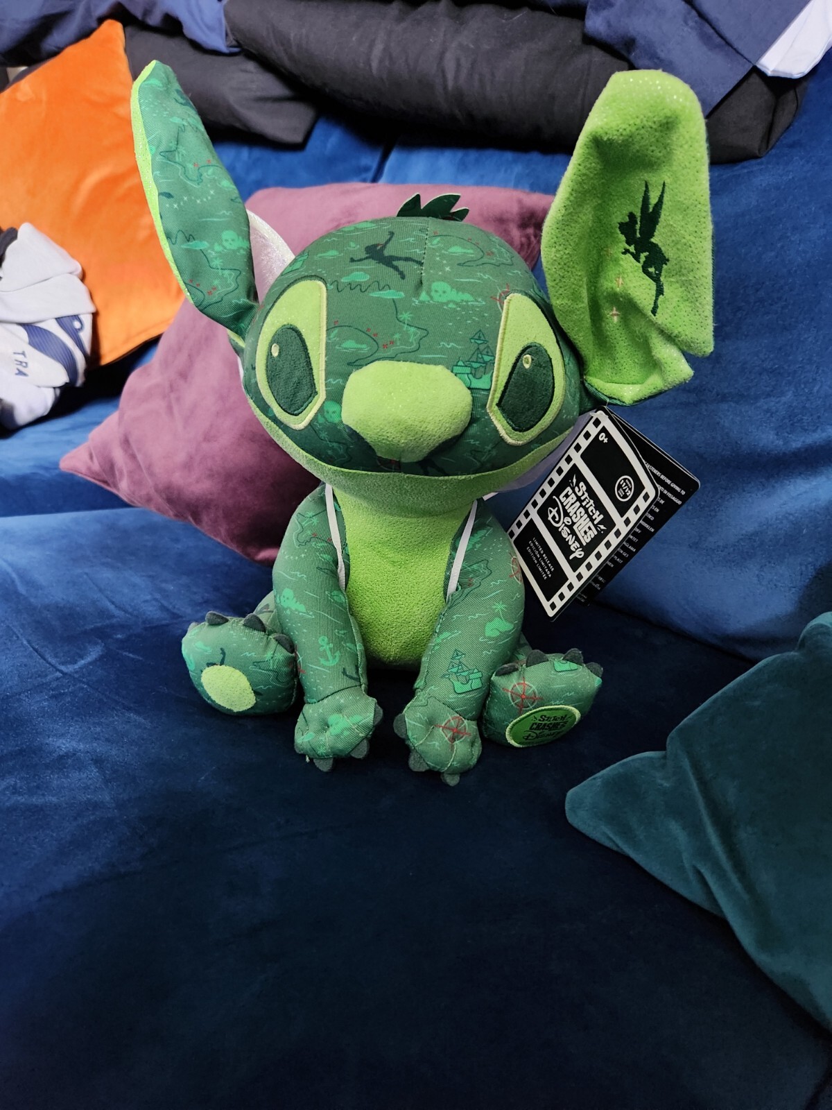 Stitch Crashes Disney Tinkerbell Peter Pan Plush eBay