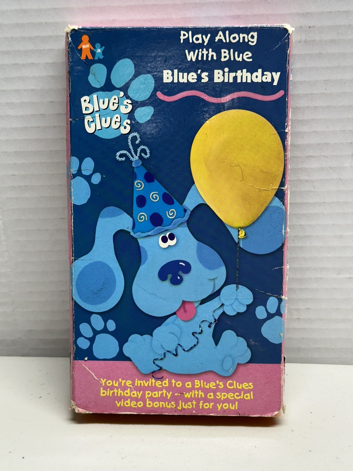 Blue's Clues : Blue's Birthday VHS 1998 Blues Nick Jr Nickelodeon ...