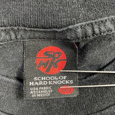 School of Hard Knocks T-Shirt 3XL Black DJ Hip Hop 90s Papu Lil