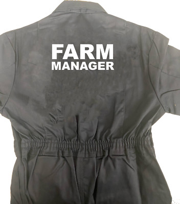 Kinder / Kinder Latzhose bedruckt Farm Manager