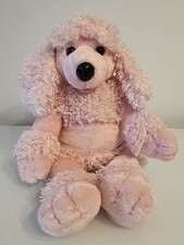 BAB Build a Bear Workshop PINK POODLE Stuffed Dog 19" Plush Animal