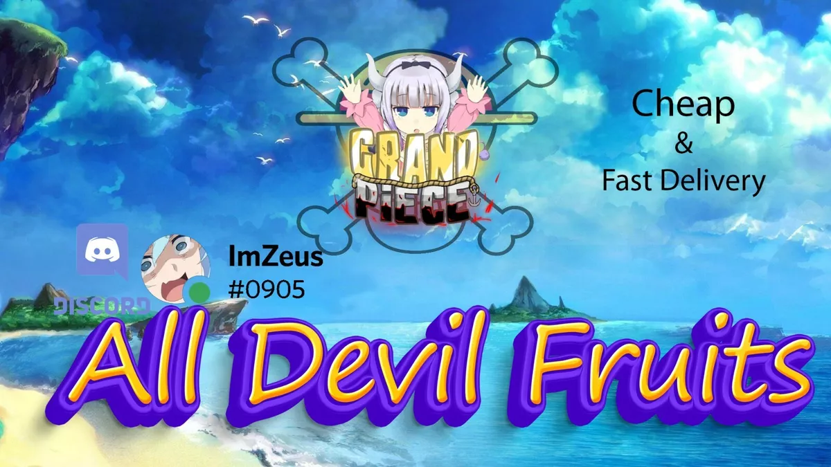 Grand Piece Online, GPO, Devil Fruits, Roblox, Cheap