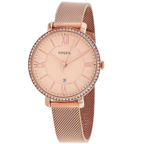 Fossil ES3799 Jacqueline Silver Dial Rose Gold-tone Ladies  display picture 1